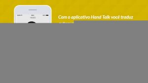 Clique para baixar o aplicativo da Hand Talk. Imagem: Reprodução