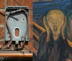 Esta sucata lembra muito o quadro 